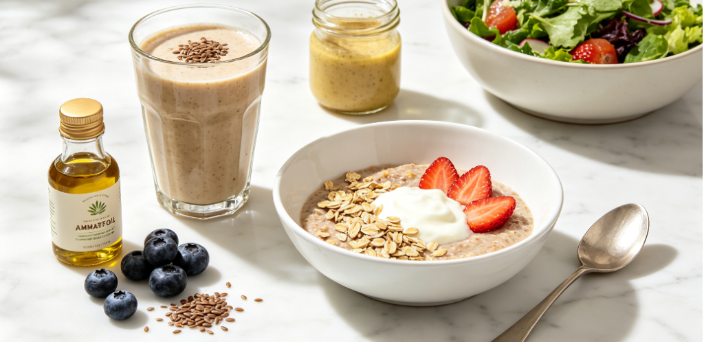 healthy flaxseed oil smoothie recipe