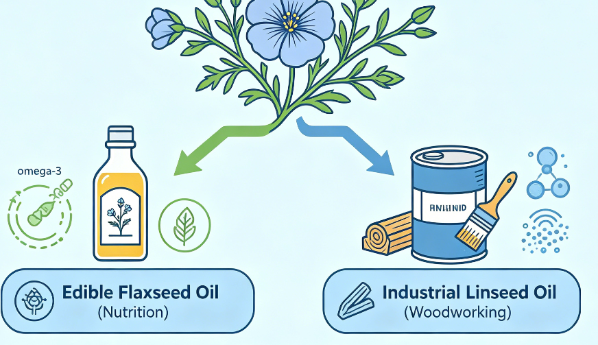 Flaxseed Oil vs Linseed Oil: Understanding the Difference Between These Two Oils